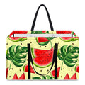 Cute Tropical Watermelon Pattern Print Utility Tote Bag