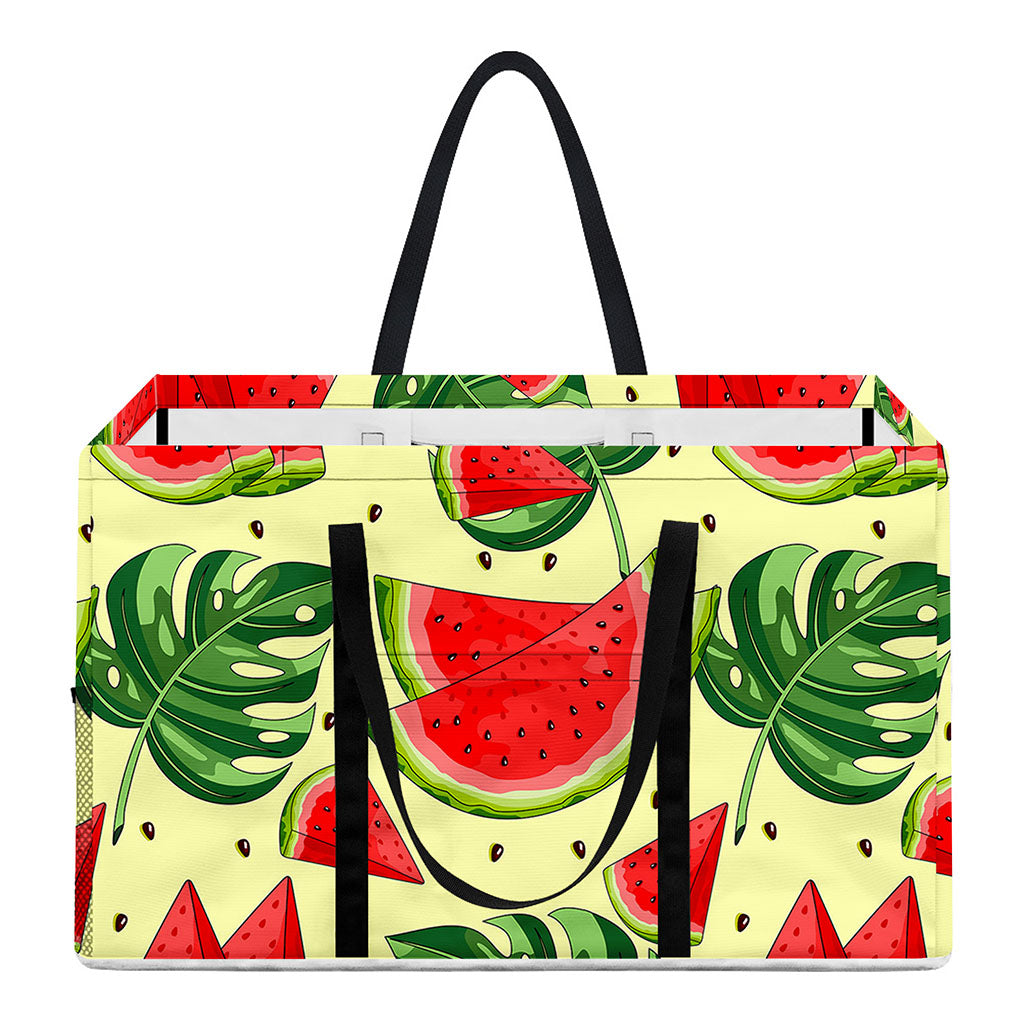 Cute Tropical Watermelon Pattern Print Utility Tote Bag