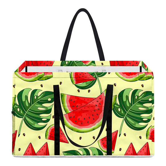 Cute Tropical Watermelon Pattern Print Utility Tote Bag
