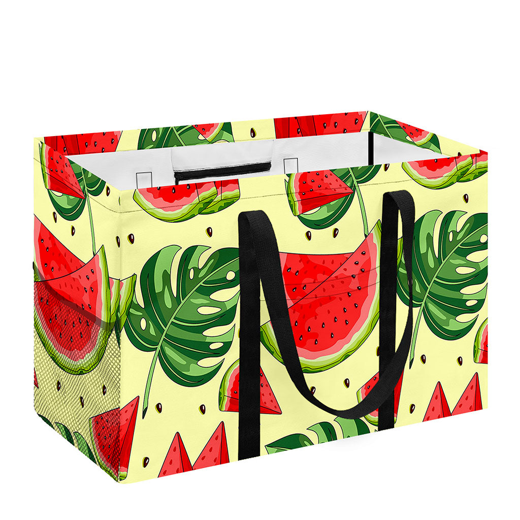 Cute Tropical Watermelon Pattern Print Utility Tote Bag