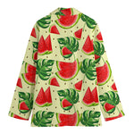 Cute Tropical Watermelon Pattern Print Women's Blazer