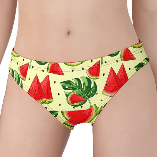Cute Tropical Watermelon Pattern Print Women's Panties