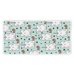 Cute Unicorn Cat Pattern Print Beach Towel