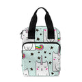 Cute Unicorn Cat Pattern Print Bible Tote Bag