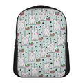 Cute Unicorn Cat Pattern Print Casual Backpack