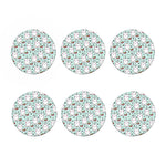 Cute Unicorn Cat Pattern Print Coaster Set