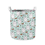 Cute Unicorn Cat Pattern Print Collapsible Laundry Basket
