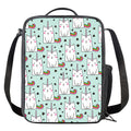 Cute Unicorn Cat Pattern Print Crossbody Lunch Bag