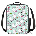 Cute Unicorn Cat Pattern Print Crossbody Lunch Bag
