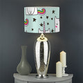 Cute Unicorn Cat Pattern Print Drum Lamp Shade