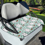 Cute Unicorn Cat Pattern Print Golf Cart Seat Cover