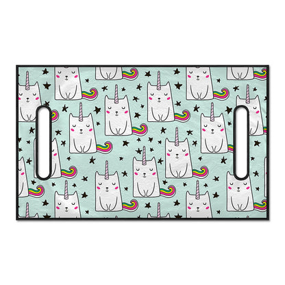 Cute Unicorn Cat Pattern Print Golf Cart Seat Cover