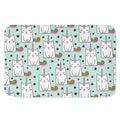 Cute Unicorn Cat Pattern Print Indoor Door Mat