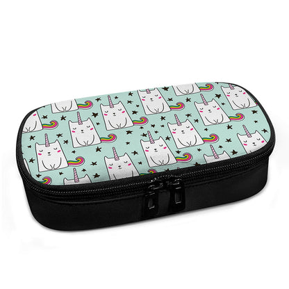 Cute Unicorn Cat Pattern Print Insulin Cooler Travel Case