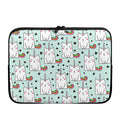 Cute Unicorn Cat Pattern Print Laptop Sleeve