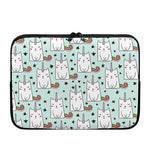 Cute Unicorn Cat Pattern Print Laptop Sleeve