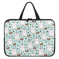 Cute Unicorn Cat Pattern Print Laptop Sleeve With Handle