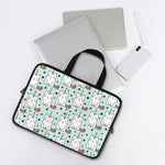 Cute Unicorn Cat Pattern Print Laptop Sleeve With Handle