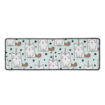 Cute Unicorn Cat Pattern Print Long Kitchen Mat