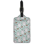 Cute Unicorn Cat Pattern Print Luggage Tag