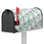Cute Unicorn Cat Pattern Print Mailbox Cover