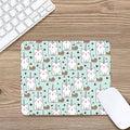 Cute Unicorn Cat Pattern Print Mouse Pad
