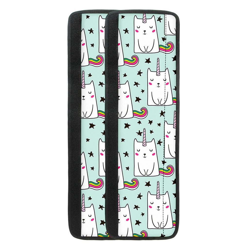 Cute Unicorn Cat Pattern Print Refrigerator Handle Covers