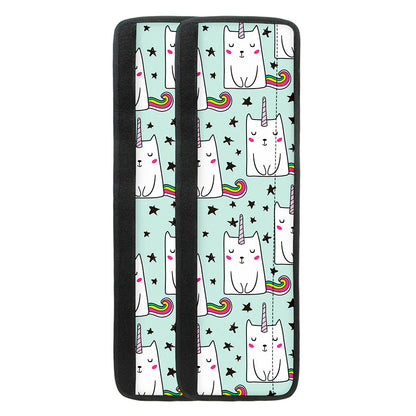 Cute Unicorn Cat Pattern Print Refrigerator Handle Covers