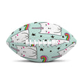 Cute Unicorn Cat Pattern Print Rugby Ball