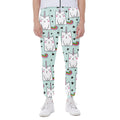 Cute Unicorn Cat Pattern Print Joggers