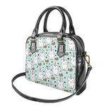 Cute Unicorn Cat Pattern Print Shoulder Handbag