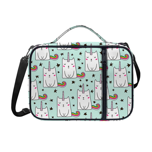 Cute Unicorn Cat Pattern Print Shoulder Strap Bible Bag
