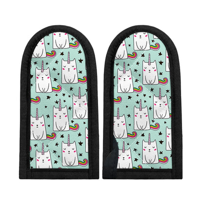 Cute Unicorn Cat Pattern Print Skillet Handle Cover