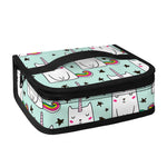Cute Unicorn Cat Pattern Print Small Lunch Bag