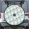 Cute Unicorn Cat Pattern Print Tire Cover With Camera Hole