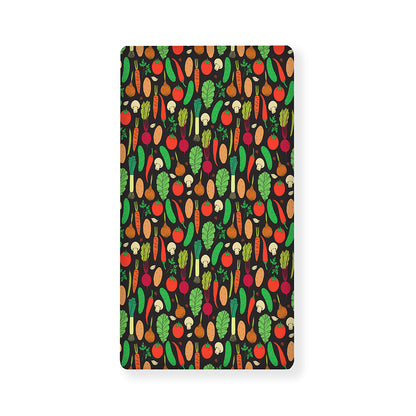 Cute Vegan Pattern Print Baby Crib Sheet