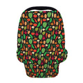 Cute Vegan Pattern Print Baby Seat Cover