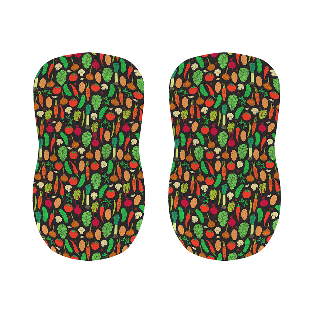 Cute Vegan Pattern Print Bar Stool Covers