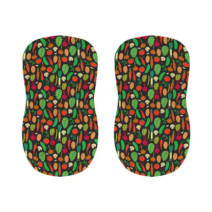 Cute Vegan Pattern Print Bar Stool Covers