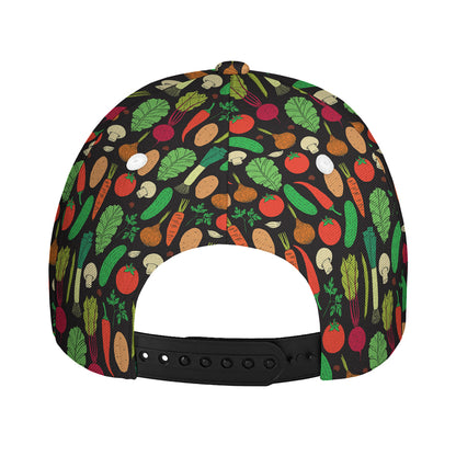 Cute Vegan Pattern Print Baseball Cap