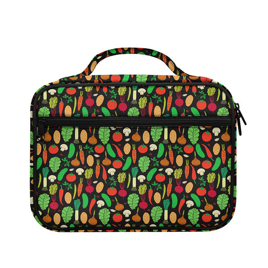 Cute Vegan Pattern Print Briefcase Bible Bag