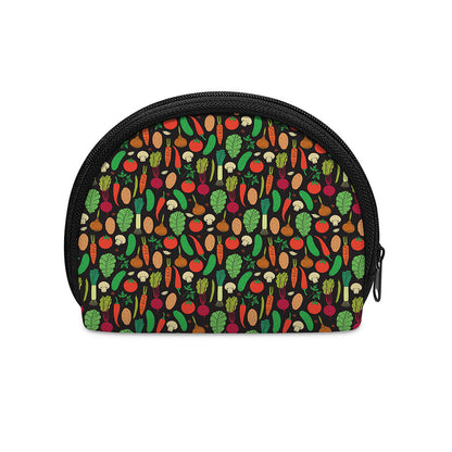 Cute Vegan Pattern Print Coin Purse