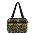 Cute Vegan Pattern Print Double Strap Bible Bag
