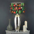 Cute Vegan Pattern Print Drum Lamp Shade