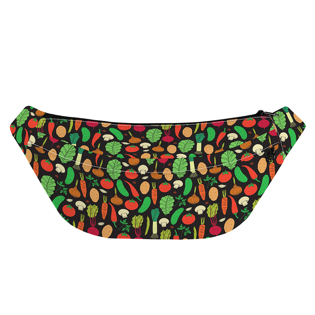 Cute Vegan Pattern Print Fanny Pack
