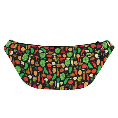 Cute Vegan Pattern Print Fanny Pack