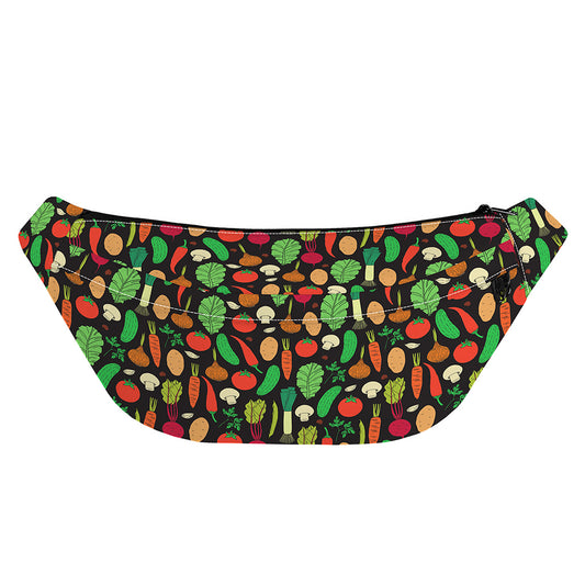 Cute Vegan Pattern Print Fanny Pack