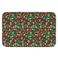 Cute Vegan Pattern Print Indoor Door Mat