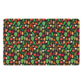 Cute Vegan Pattern Print Polyester Doormat