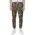 Cute Vegan Pattern Print Joggers